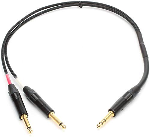 Mogami GOLD INSERT TS-06 Insert Cable, 1/4" Straight TRS Male Plug to Dual 1/4" Straight TS Male Plug Send/Receive Connectors, Gold Contacts, 6 Foot - Image 3