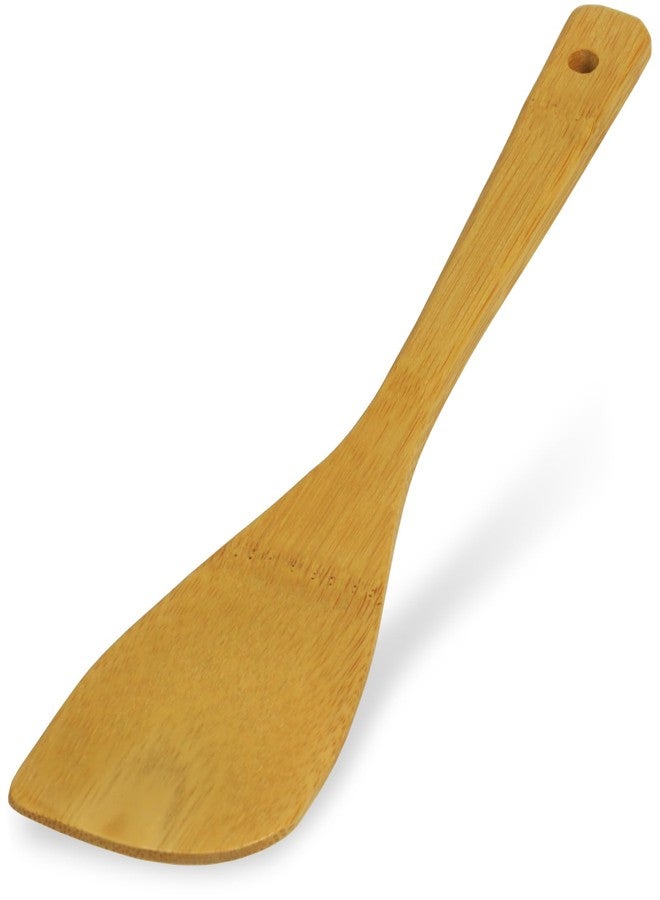 Morikuru Bamboo Turner 11.8 in (300mm), Smoked Bamboo, Kitchen Utensils, Lightweight Spatula, Susutake, Made in Japan - Image 1
