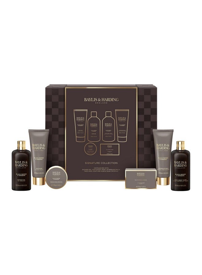 بايليس & هاردينج مجموعة هدايا بايليس وهاردينغ للرجال - عبوة فاخرة للاستحمام والتحضير - فلفل أسود وجينسنغ - Image 3