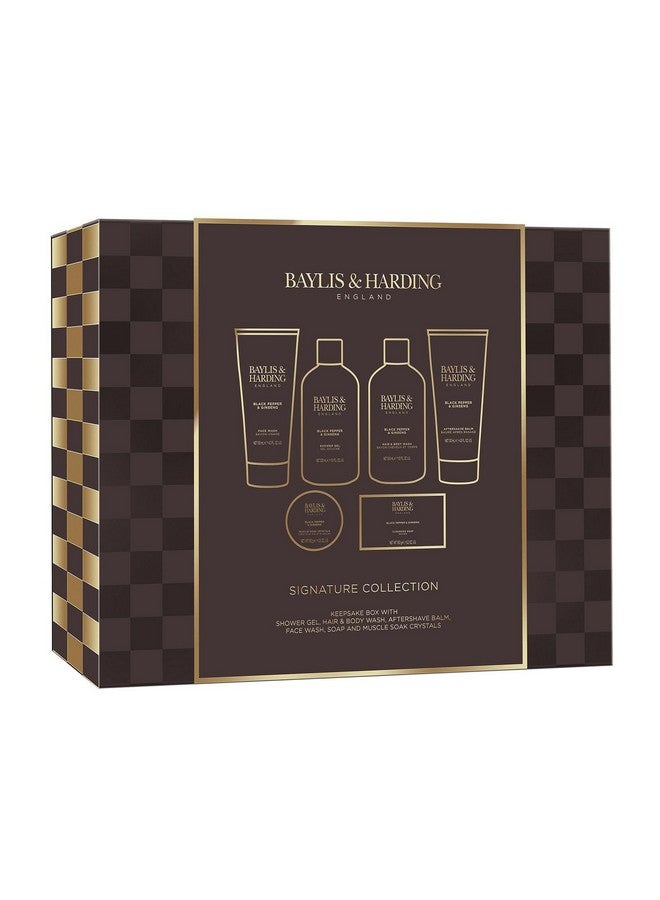 بايليس & هاردينج مجموعة هدايا بايليس وهاردينغ للرجال - عبوة فاخرة للاستحمام والتحضير - فلفل أسود وجينسنغ - Image 2