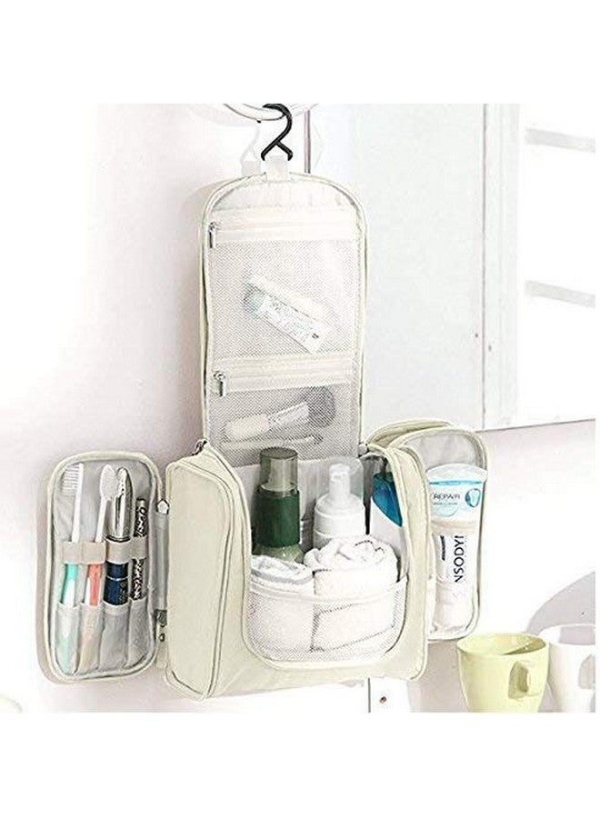 Gnanex Travel Two Side Pocket Toiletry Bag Extra Large Makeup Cosmetic Bag Travel Kit Pack with Hook (Multicolor) - Image 5