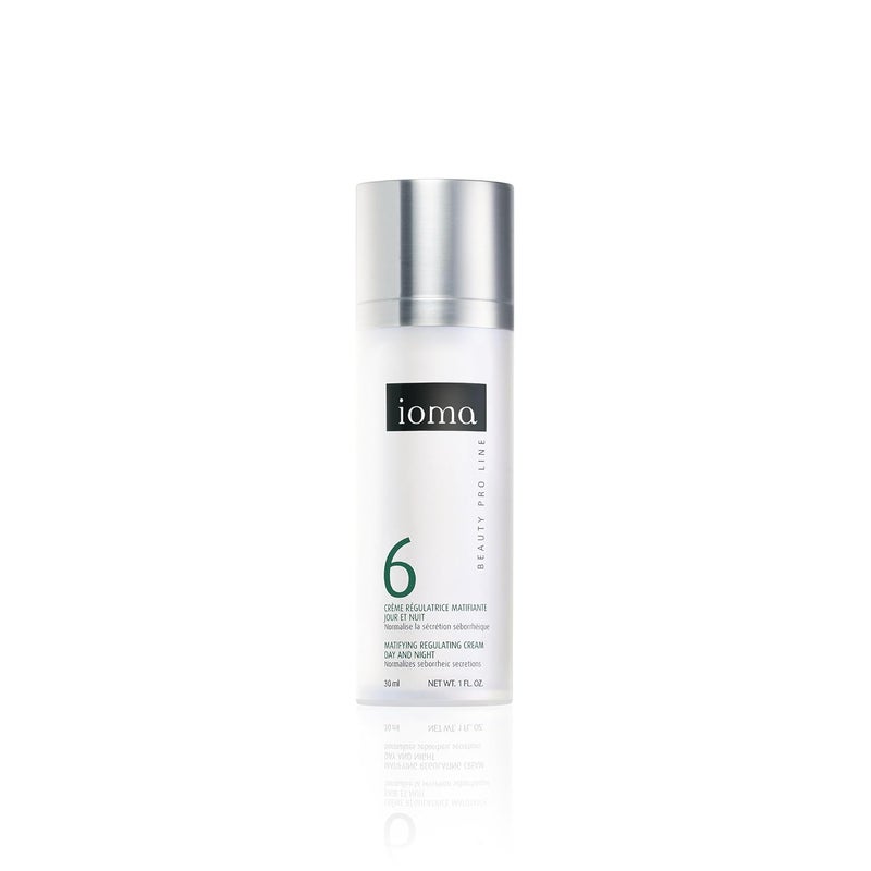 IOMA Paris Mattifying Regulated Cream  Day and Night Lightweight ShineReducing Cream for Oily or BreakoutProne Skin 30 ml
