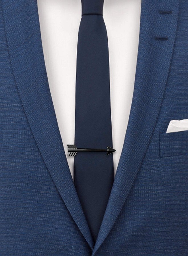 TRIPIN Arrow Shaped TIE PINS for Men in A Gift Box (Black) - Image 3