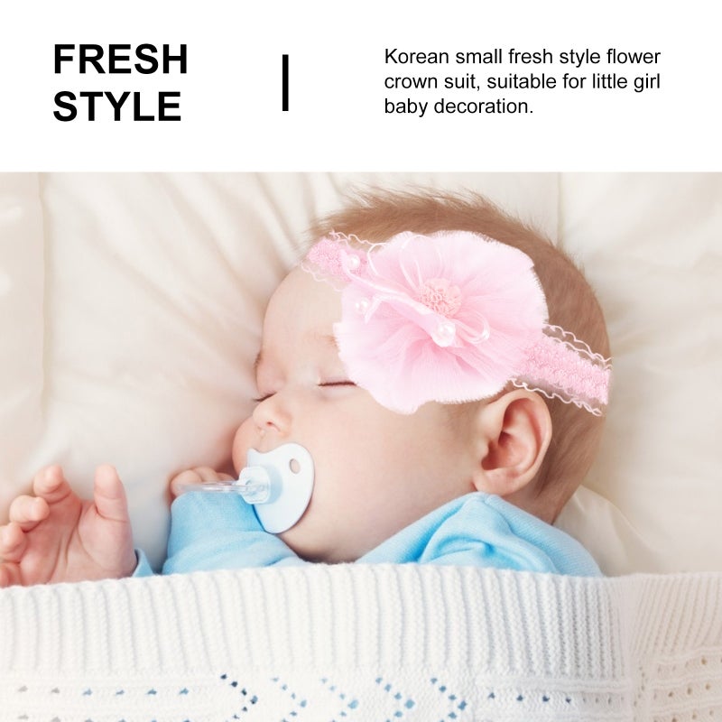 2 Sets of Baby Socks Hairband Newborn Clothing Ornament for Party Festival - Image 5