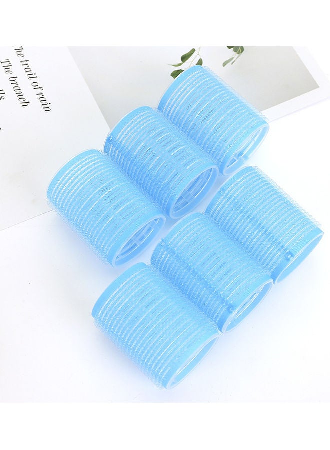 نيبمينينت مجموعة بكرات لف شعر احترافية ذاتية الإغلاق من 6 قطع أزرق