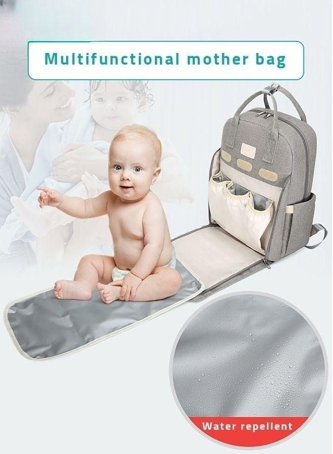 MIXDE Baby Diaper Backpack with Changing Station Waterproof Large Capacity Multifunction Maternity Mummy Bag  - Image 2