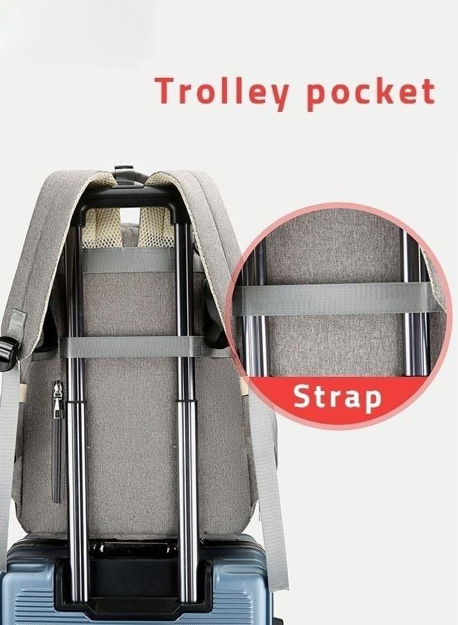 MIXDE Baby Diaper Backpack with Changing Station Waterproof Large Capacity Multifunction Maternity Mummy Bag  - Image 4