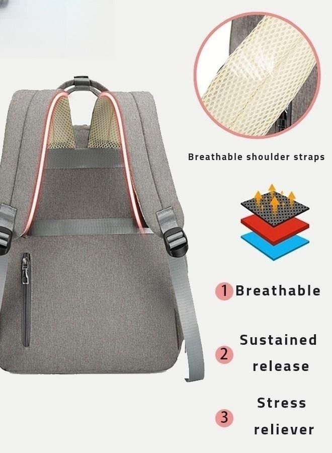 MIXDE Baby Diaper Backpack with Changing Station Waterproof Large Capacity Multifunction Maternity Mummy Bag  - Image 5