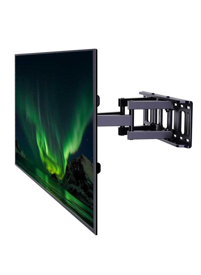 JAJEEK Full Motion Wall Mount TV Bracket – Articulating Swivel Extension Arm, Fits 37-75 Inch TVs Up to 132lbs, Max VESA 600 x 400mm, Heavy Duty TV Mount for Home and Office (EBLF7) – Tilt, Swivel, Extend  - Image 1