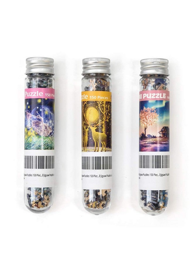 3 Pack Mini Jigsaw Puzzles 150 Pieces For Adults Small Jigsaw Puzzle 6 X 4 Inches House Entertainment Toys Home Decor Puzzles - Image 4