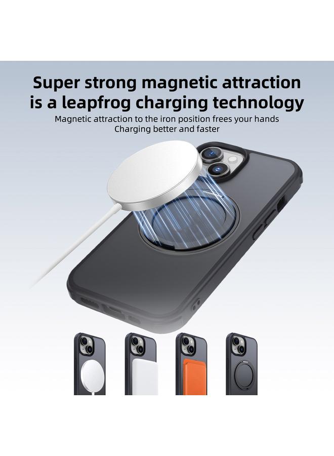 Zaboon Case For iPhone 13 Pro MagSafe Holder PC Hybrid TPU Phone Case - Image 3