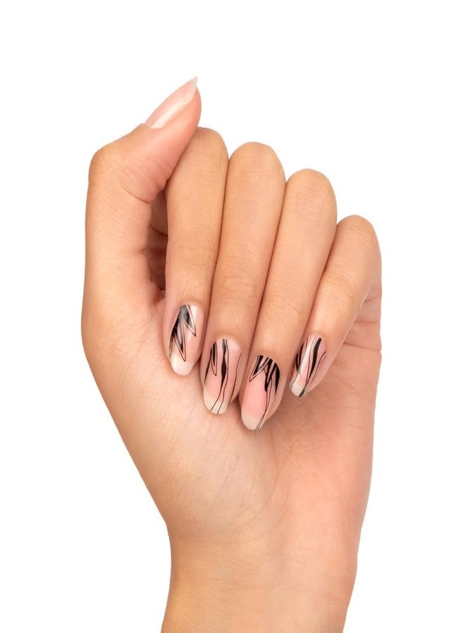 Color Street 'Tropical Vines' Clear Overlay Design (FDL083) - Nail Polish Strips Neon Nature - Image 3