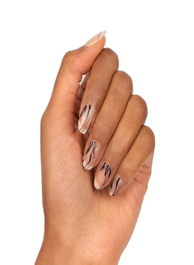 Color Street 'Tropical Vines' Clear Overlay Design (FDL083) - Nail Polish Strips Neon Nature - Image 4