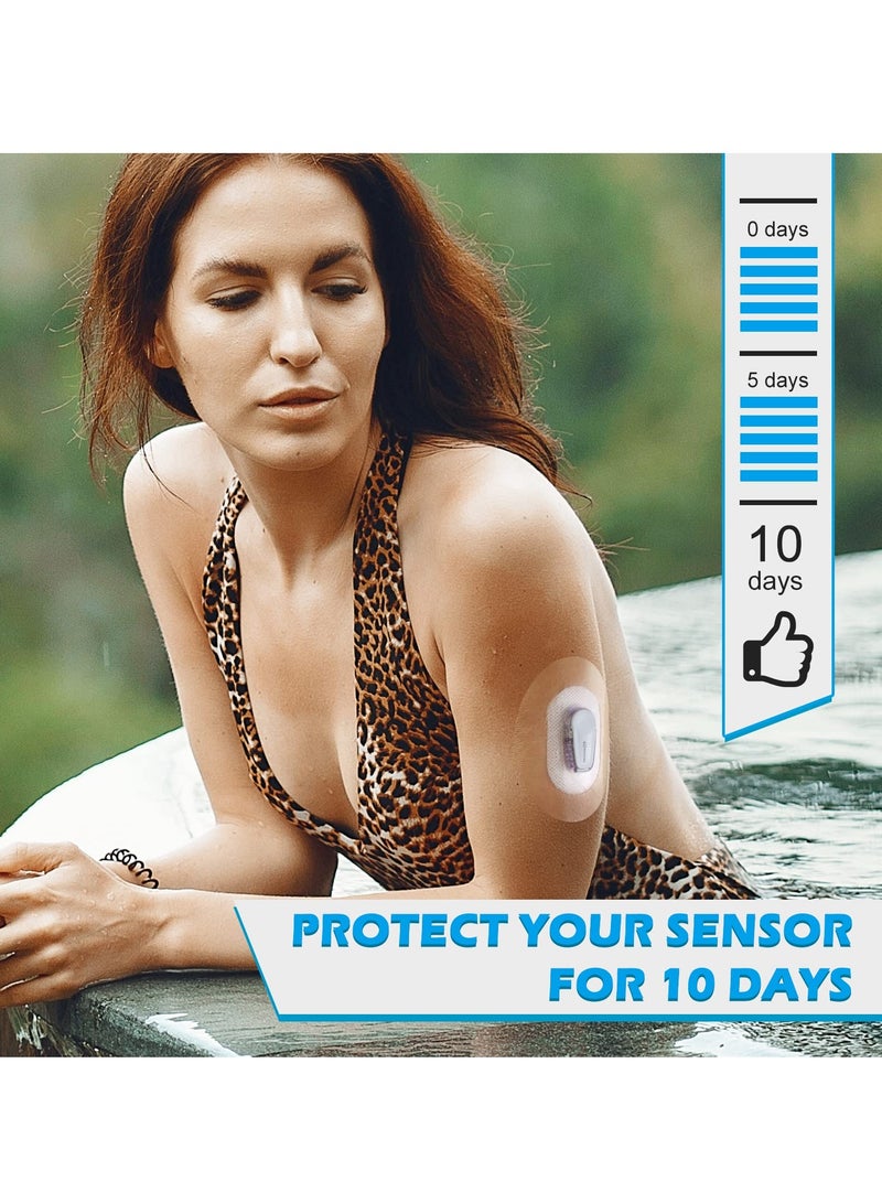 30 Pack Adhesive Patches Waterproof Compatible With G6 Sensor  Transparent Patch for 10 Days Long Stay Covers Easy to Use by One Hand - Image 4