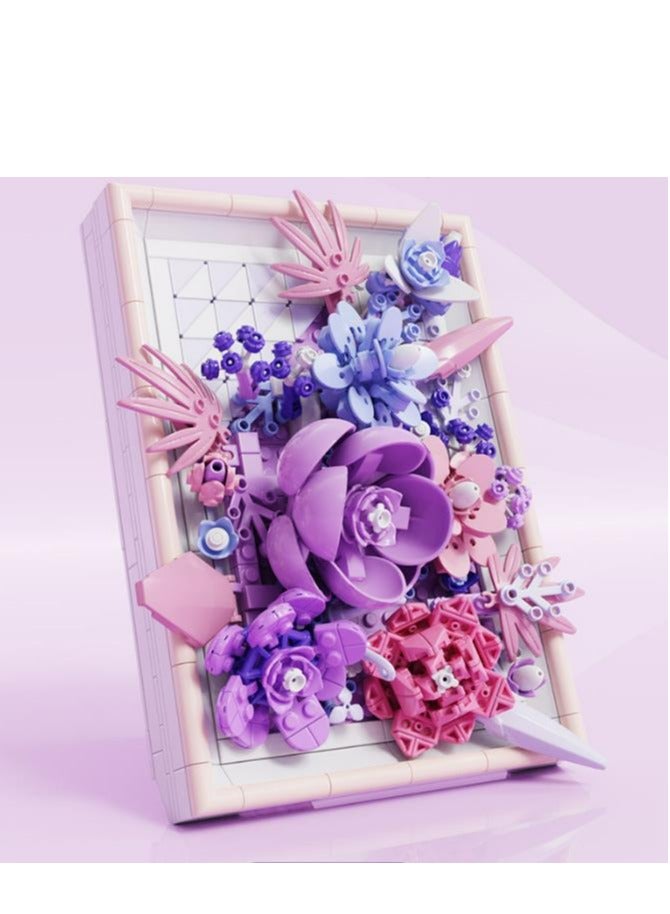 Creative Photo Frame, Bouquet, Building Block Gift - Image 5