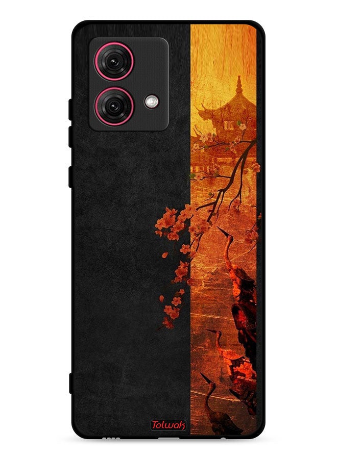 Tolwak Motorola Moto G84 5G Protective Case Cover Autumn Colors Art - Image 1