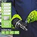 1st Choice 6 mil Green Gloves Disposable Latex Free Raised Diamond Grip Mechanic Glove for Men XLarge 2 Boxes of 100 - Image 4