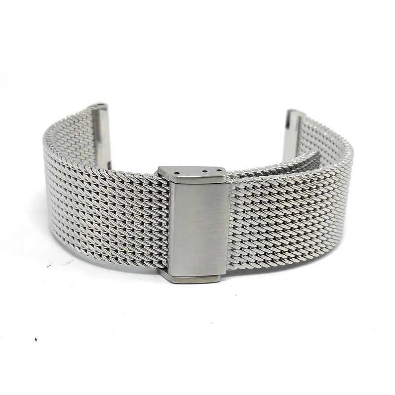 Bluejw Men's Stainless Steel Milanese Loop Watch Band - Quick Release Universal Replacement Bracelet - 18mm 19mm 20mm 21mm 22mm - Image 1