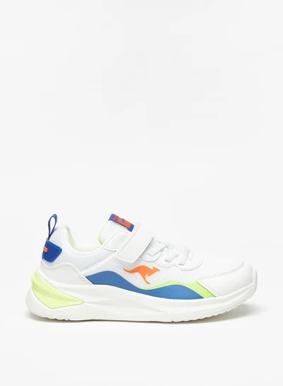 kangaROOS Boys Colourblock Sports Shoes With Hook And Loop Closure