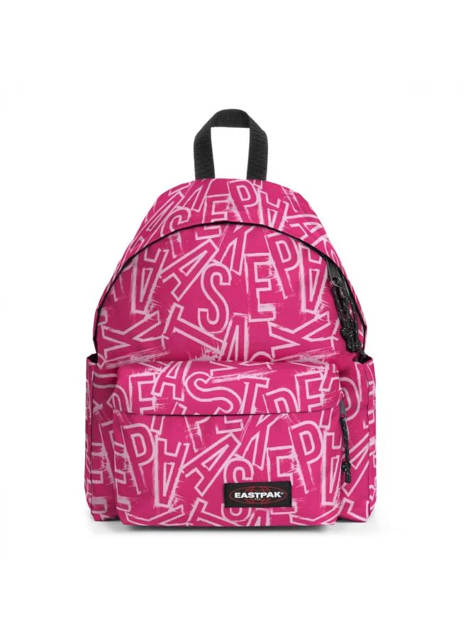 ايستباك Day Pak'R Ep Letterspink Medium backpack with bottle holder and laptop sleeve