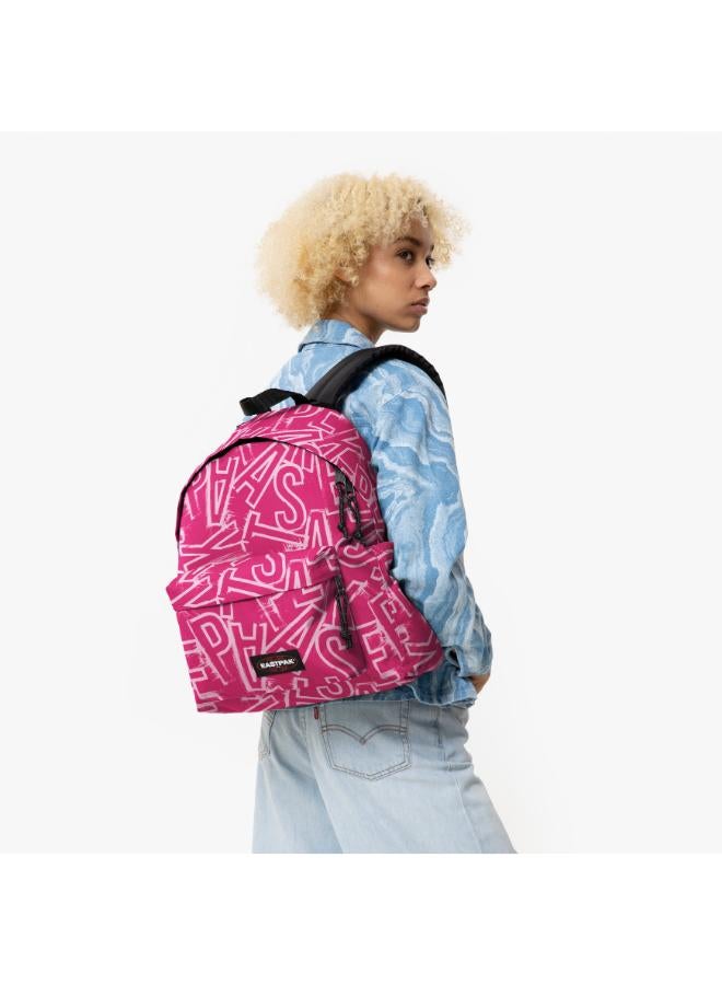 ايستباك حقيبة ظهر داي باكر إي بي ليترز بينك متوسطة مع حامل زجاجة وجيب لاب توب - Image 2