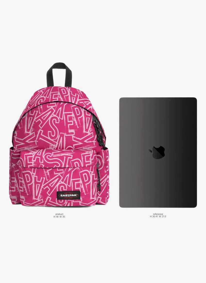 EASTPAK Day Pak'R Medium Backpack With Bottle Holder And Laptop Sleeve - EP Letters Pink
