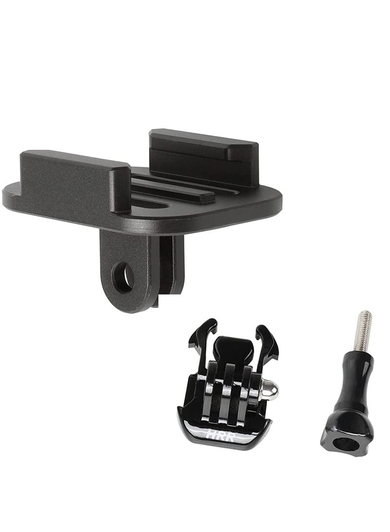 Excefore Quick Release Base Tripod Adapter Mount Compatible for Hero 9 8 7 6 5 4 Session Max, Insta360 One R, DJI Osmo Action, Akaso Sports Camera, Black  - Image 1