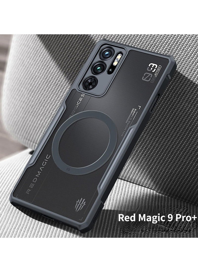 General - Nubia Red Magic 9 Pro Plus/9 Pro+ Magnetic Phone Case Magnet Back Cover Shockproof Protective Cases for Magnetic Wireless Charger - Image 1