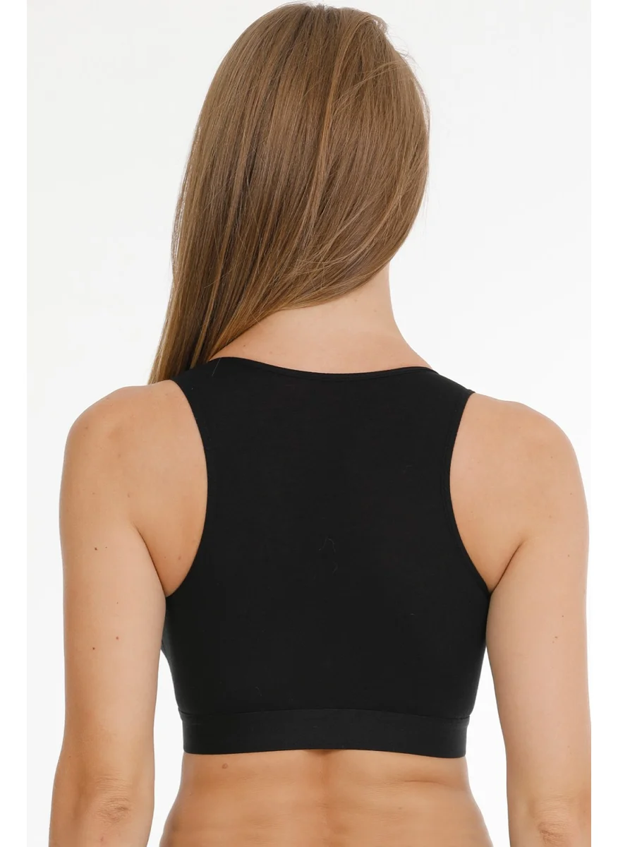 بار لانجري Nursing Sports Bustier Set of 2 Black-Black