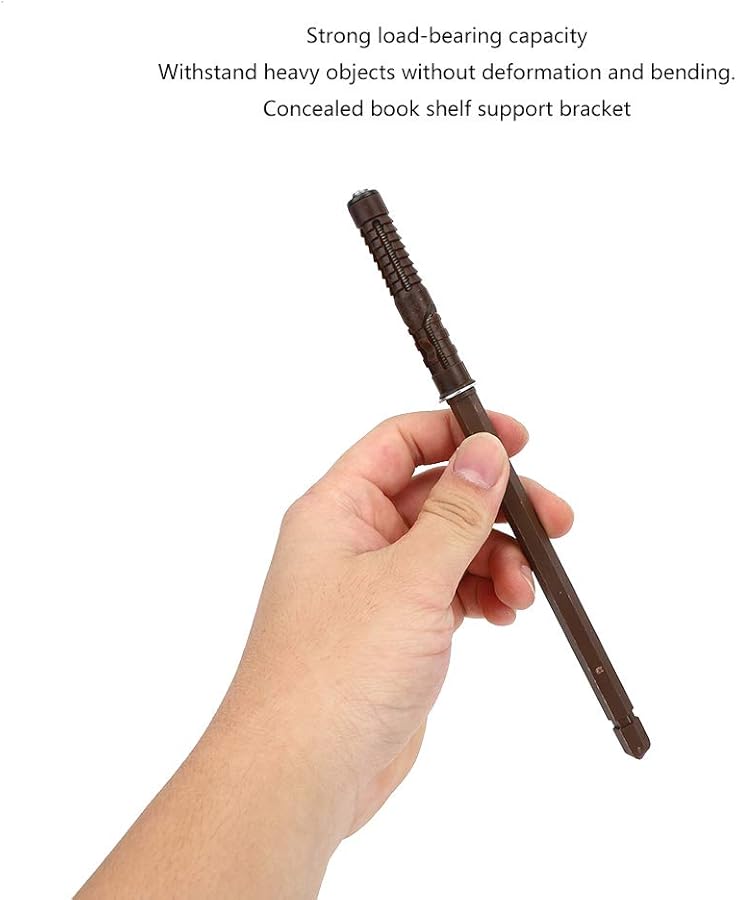 10 Pack Floating Shelf Brackets Steel Wall Mount Removable Easy Install - Image 5