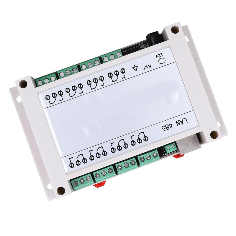 8 Channel Relay Switch Ethernet TCPIP Remote Controller Web Server Access White - Image 4