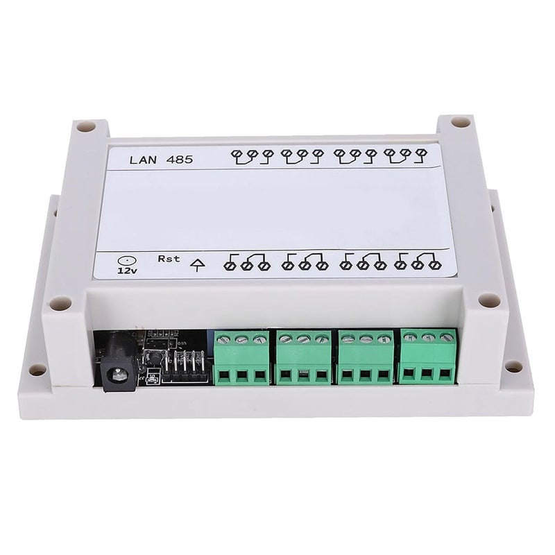 8 Channel Relay Switch Ethernet TCPIP Remote Controller Web Server Access White