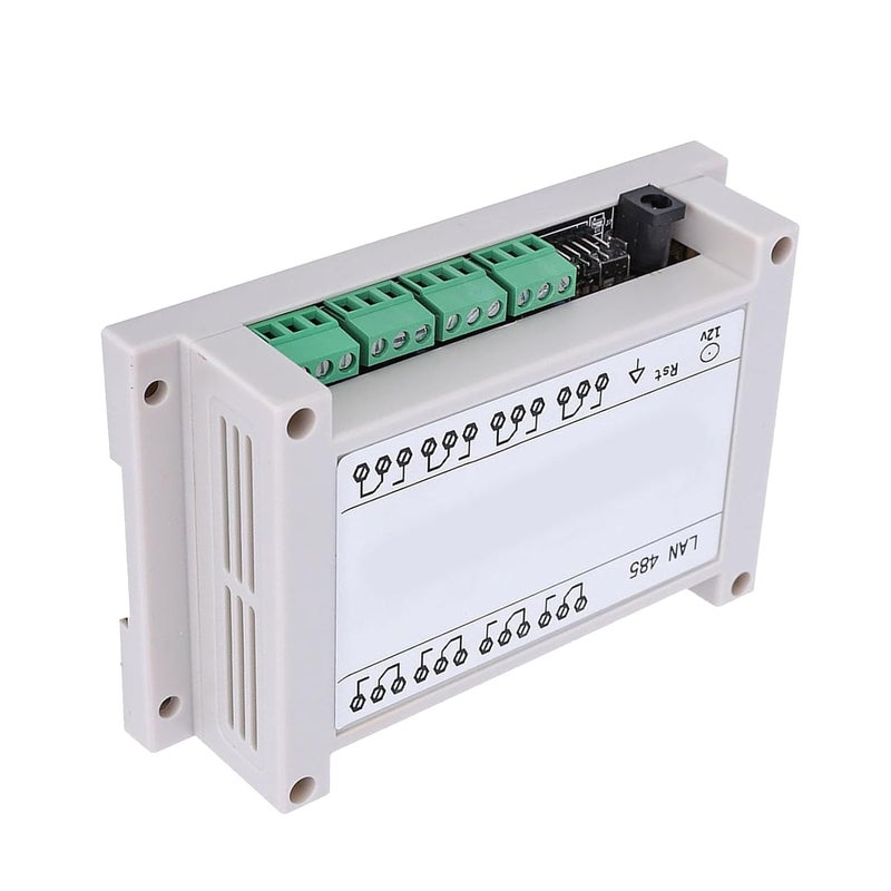 8 Channel Relay Switch Ethernet TCPIP Remote Controller Web Server Access White