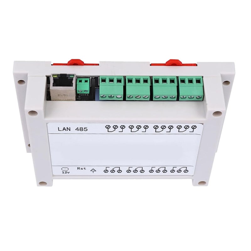 8 Channel Relay Switch Ethernet TCPIP Remote Controller Web Server Access White - Image 2