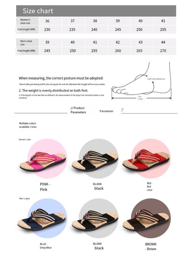 LOULUEN Non Slip Summer Beach Slippers for Home, Travel & Outdoor - Image 3