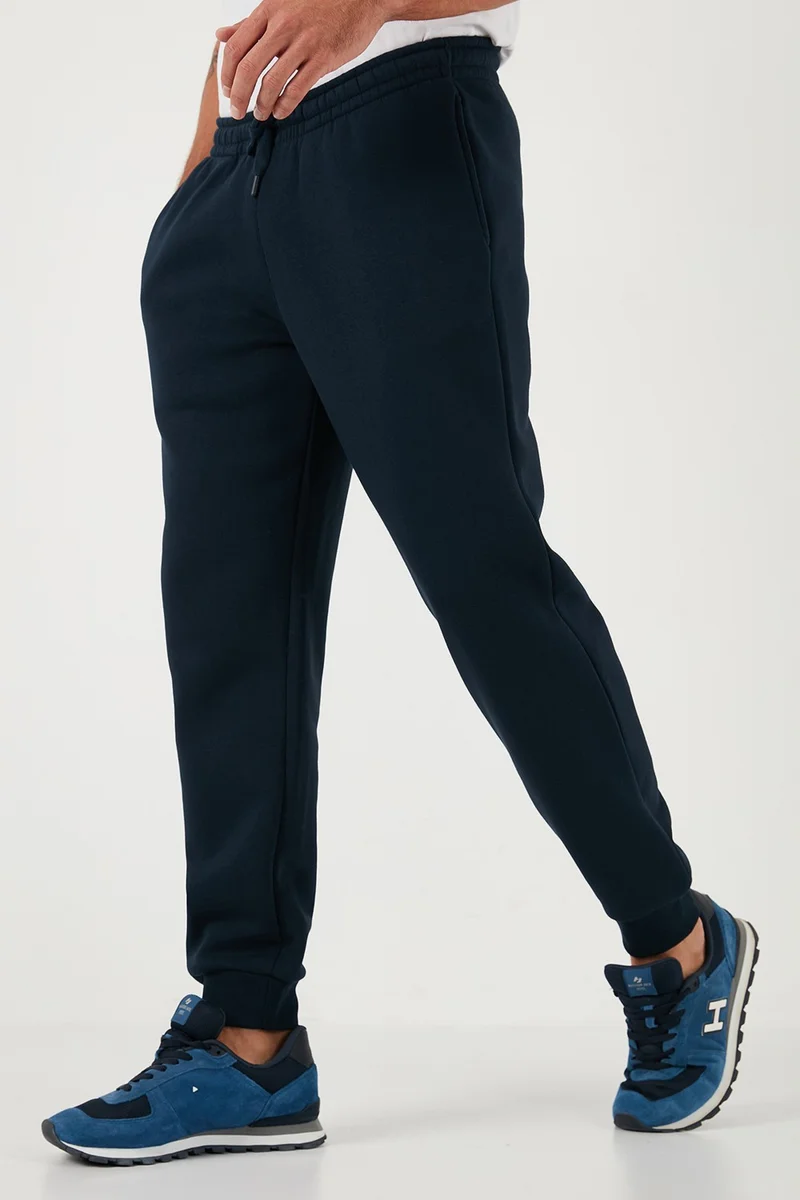 Buratti Cotton Regular Fit Normal Waist Pocket Sweatpants Men's Sweatpants 5908060