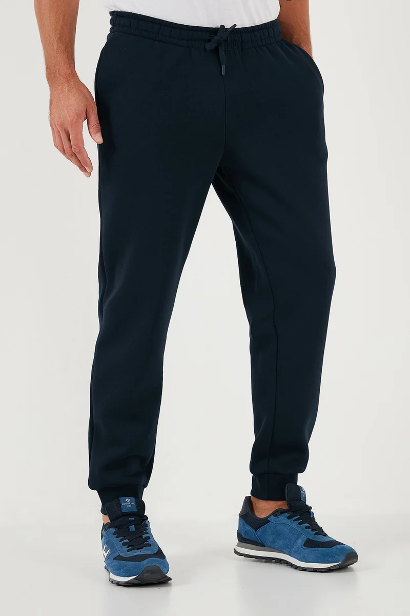 Buratti Cotton Regular Fit Normal Waist Pocket Sweatpants Men's Sweatpants 5908060