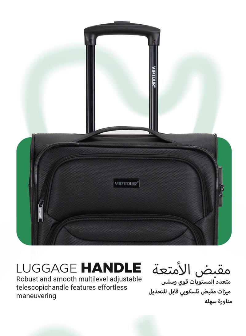 VIPTOUR Lightweight Single Piece Luggage 20 Inch Trolley Bag With 4 Spinner Wheels - Image 2