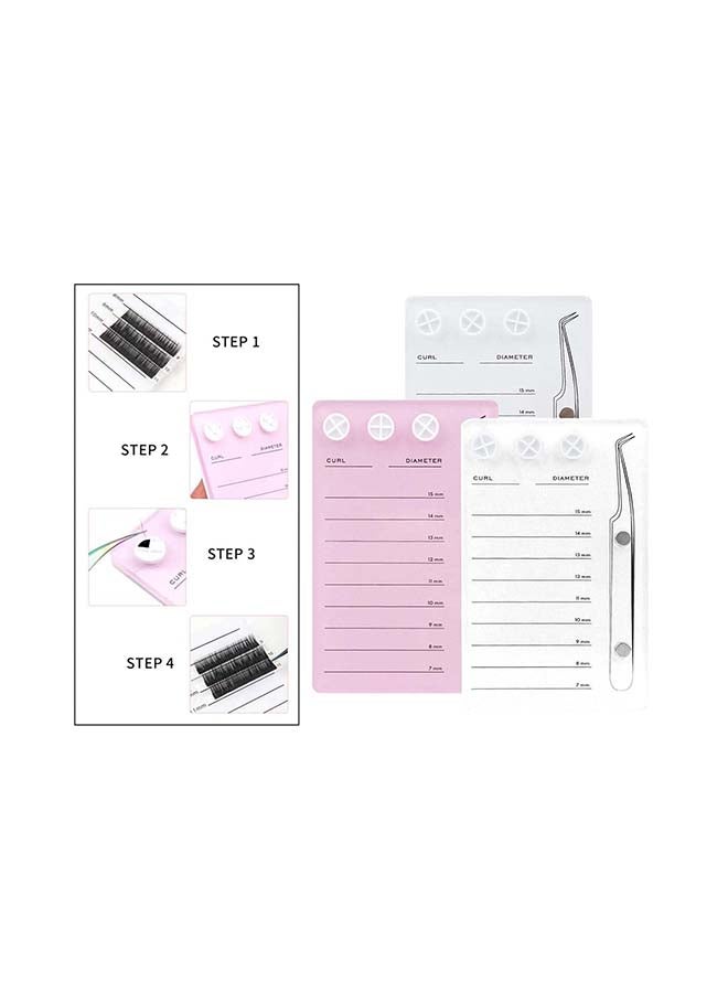 IOLITE Eyelash Extensions Pallet Kit Tweezers Glue Holder Acrylic Lash Extension EEDB - Image 1