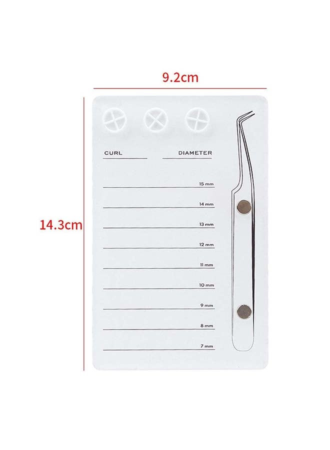 IOLITE Eyelash Extensions Pallet Kit Tweezers Glue Holder Acrylic Lash Extension EEDB - Image 2