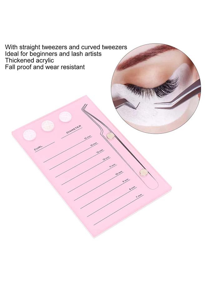 IOLITE Eyelash Extensions Pallet Kit Tweezers Glue Holder Acrylic Lash Extension EEDB - Image 3