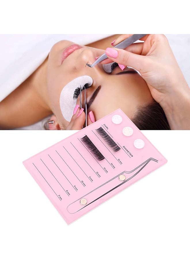 IOLITE Eyelash Extensions Pallet Kit Tweezers Glue Holder Acrylic Lash Extension EEDB - Image 5