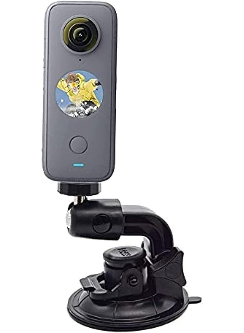 eWINNER Car Mount Suction Cup Dashboard Holder for Insta360 X5 X4 X3 X2 X OneR RS Ace Pro2 GO3S GO Ultra/for DJI OSMO Nano/Osmo 360/Action 5 Pro 4 3 Pocket3/for GoPro 13 Max2/for Sony Camera Accessory - Image 1