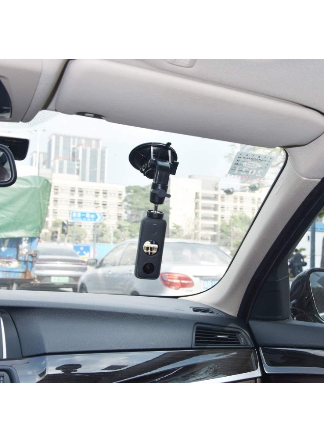 eWINNER Car Mount Suction Cup Dashboard Holder for Insta360 X5 X4 X3 X2 X OneR RS Ace Pro2 GO3S GO Ultra/for DJI OSMO Nano/Osmo 360/Action 5 Pro 4 3 Pocket3/for GoPro 13 Max2/for Sony Camera Accessory - Image 4