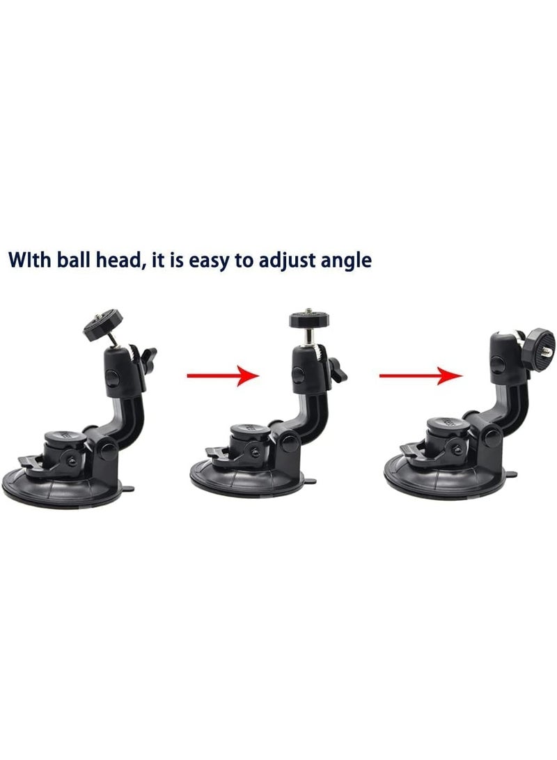 eWINNER Car Mount Suction Cup Dashboard Holder for Insta360 X5 X4 X3 X2 X OneR RS Ace Pro2 GO3S GO Ultra/for DJI OSMO Nano/Osmo 360/Action 5 Pro 4 3 Pocket3/for GoPro 13 Max2/for Sony Camera Accessory - Image 3