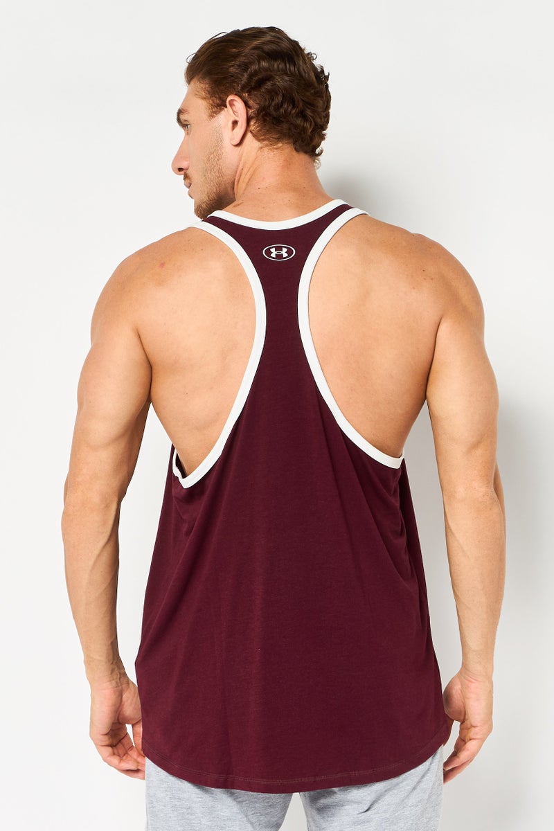 UNDER ARMOUR Men Loose Fit Sleeveless Outdoor Vest, Maroon - Image 2