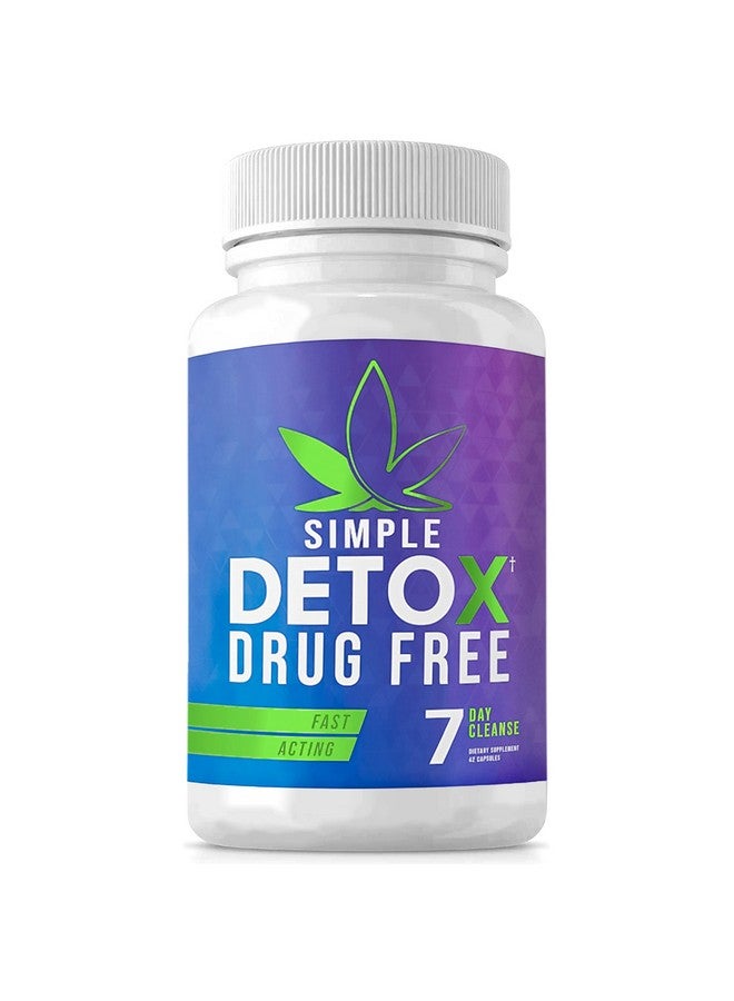 Generic Simple Detox Cleanse | Support for Ultimate Body Detox | Made in USA | Detox Cleanse for Men & Women | 42 Capsules  - Image 1