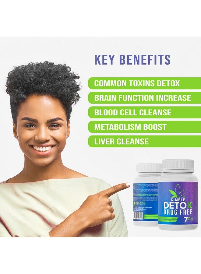 Generic Simple Detox Cleanse | Support for Ultimate Body Detox | Made in USA | Detox Cleanse for Men & Women | 42 Capsules  - Image 3