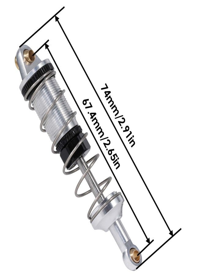 Abendor 4PCs Aluminum Adjustable Hydraulic Spring Shock Absorbers RC Car Upgrade Modified Parts for SCY 16101 16102 16103 1/16 RC Car Upgrade Parts Accessories - Image 3