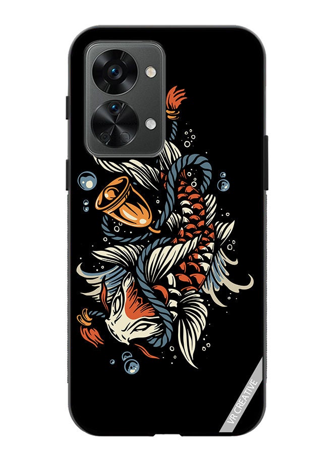 VR CREATIVE Protective Case Cover For OnePlus Nord 2T Koi Fish Design Multicolour - Image 1